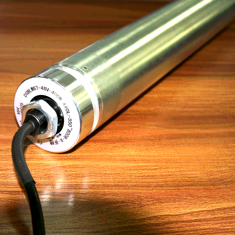 مخصصة DC DC Brushless Roller Rubber مطلية 24V 48VPLC التحكم في صف ناشر محرك الطاقة المزدوج